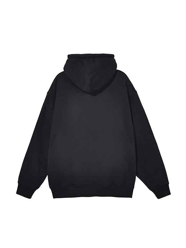 Men's Street Print Thicken Oversized Hoodie-1